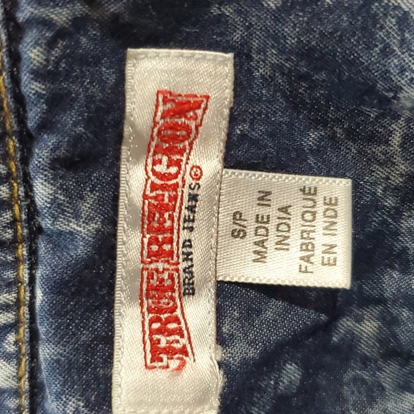 True religion stone wash chambray sleeveless shirt dress - Picture 5 of 6